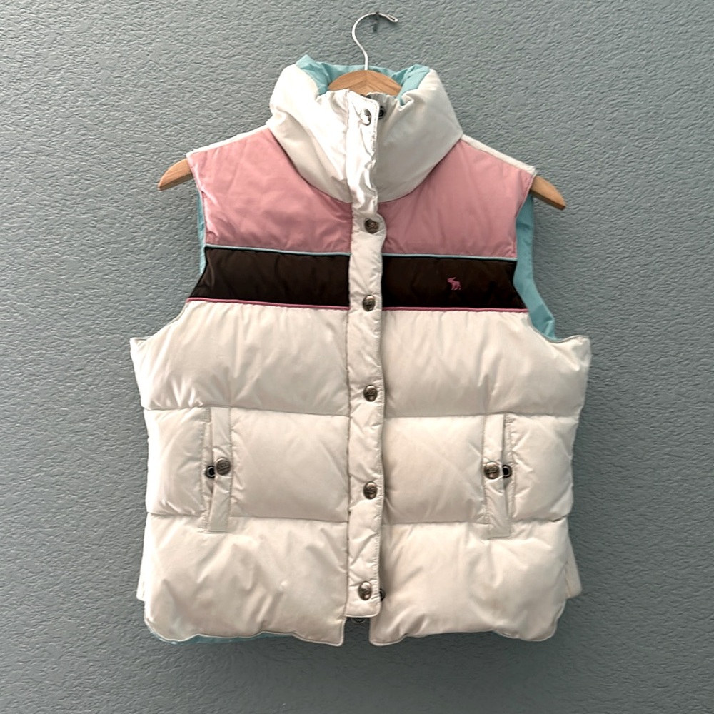 Abercrombie & Fitch Down Feather Puffer Vest